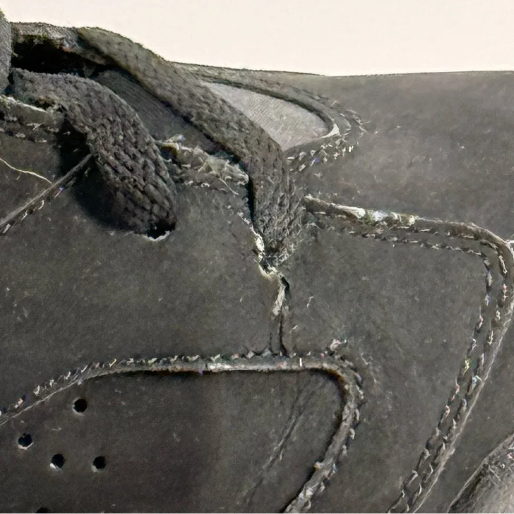 Air Jordan 6 Low Chrome Black Metallic Silver Men's Size 12 - 304401-003 - Picture 11 of 12